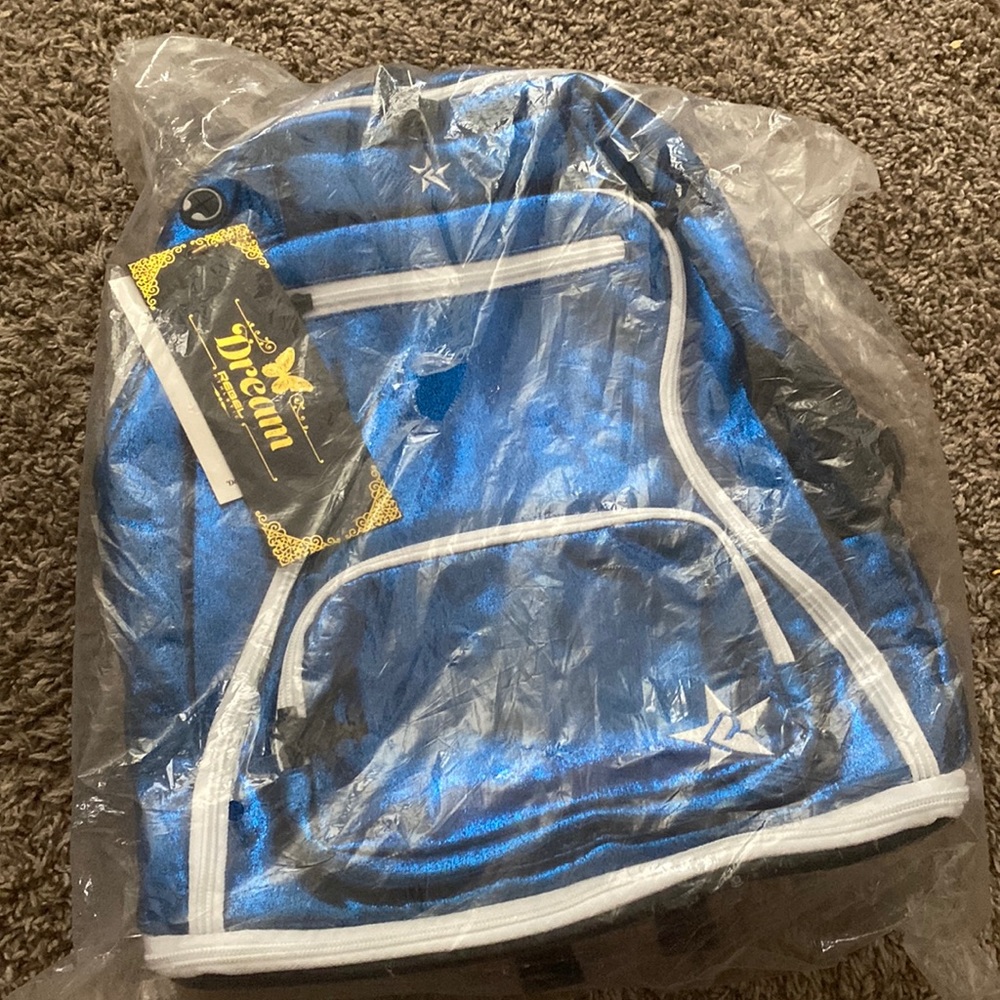 NEW! Blue Rebel Athletic Dream Cheer Backpack